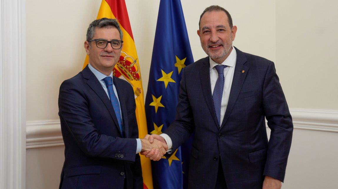 Espadaler ofereix a Bolaños que Catalunya lideri l'aplicació de la llei d'eficiència de la justícia
