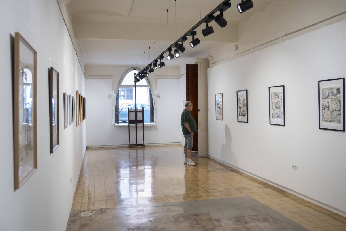 Panoràmica de l'espai expositiu situat a la placeta de Saragossa - Alberto Tallón
