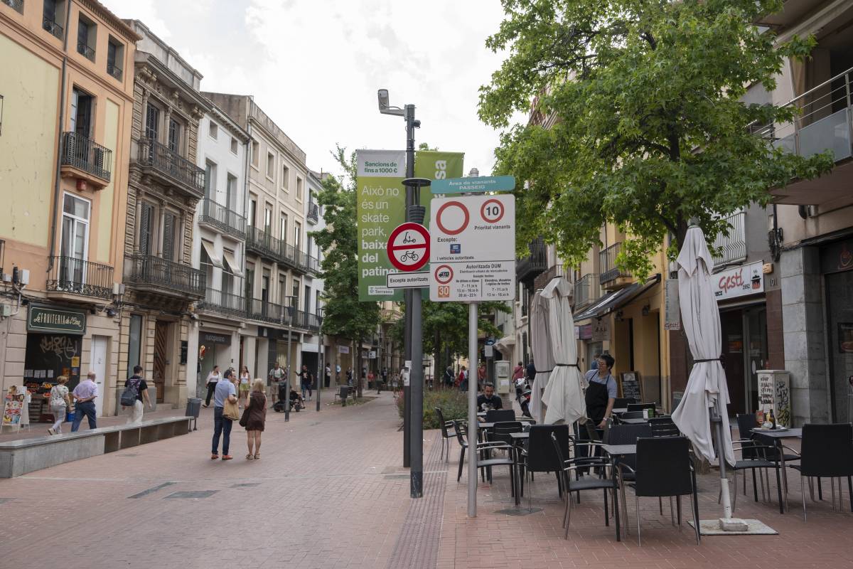 El decret de les noves àrees de vianants, en vigor