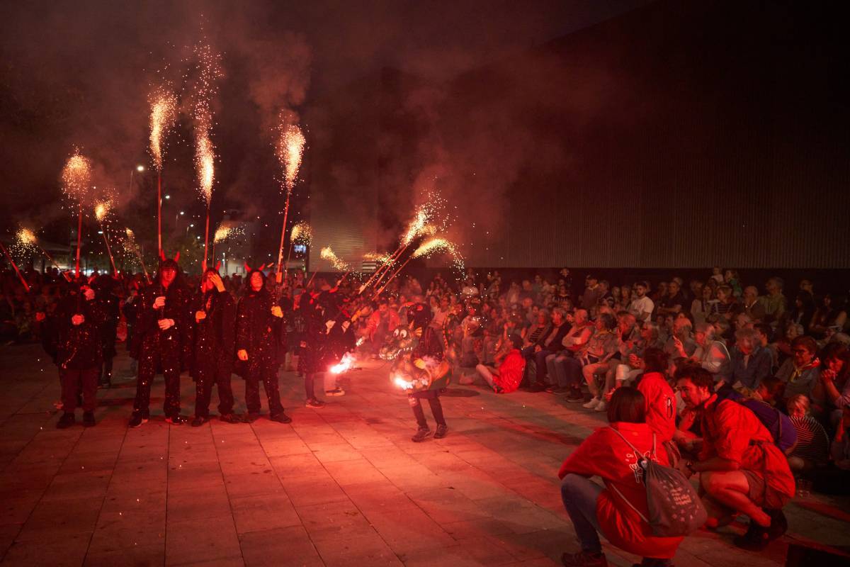 Correfoc a la Festa Major de Castellar