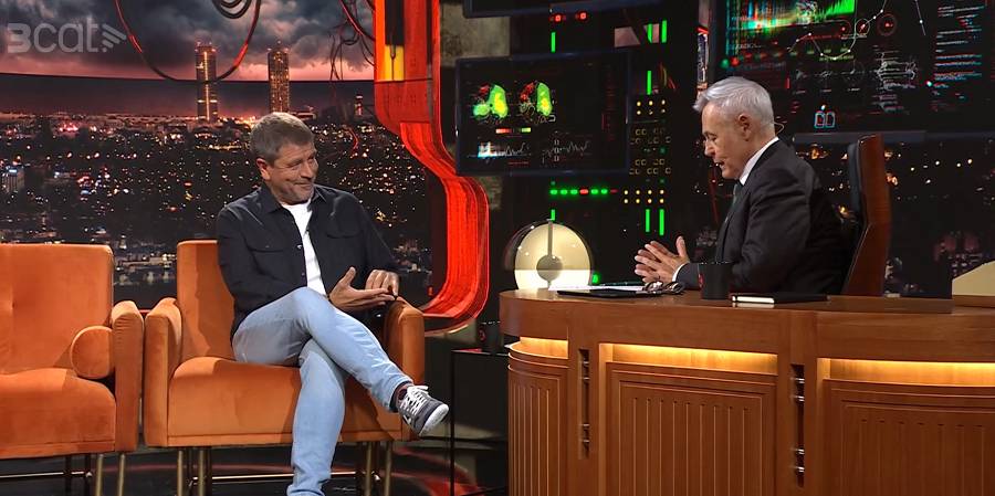Espartac Peran amb Jordi González a «Col·lapse»