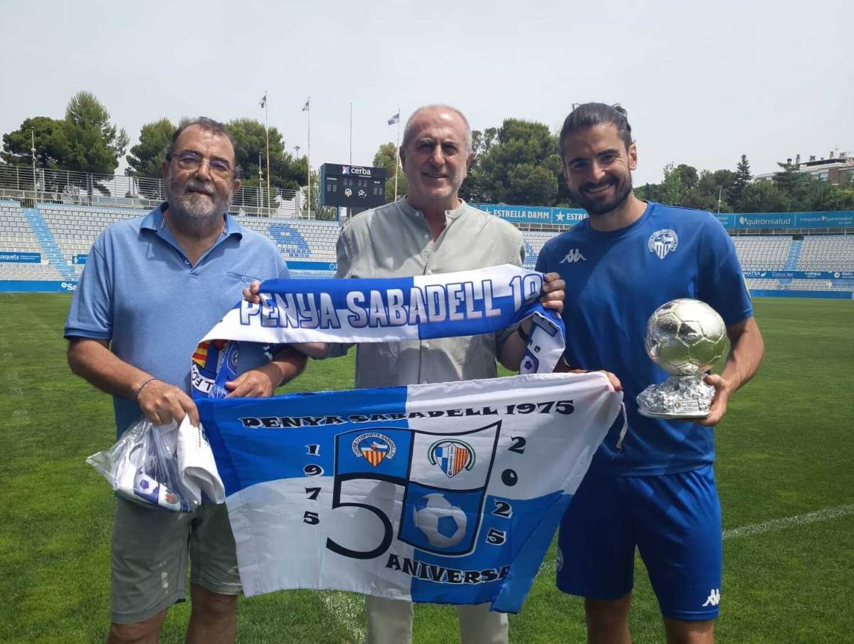 Urri va ser escollit el millor de la temporada per la Penya Sabadell