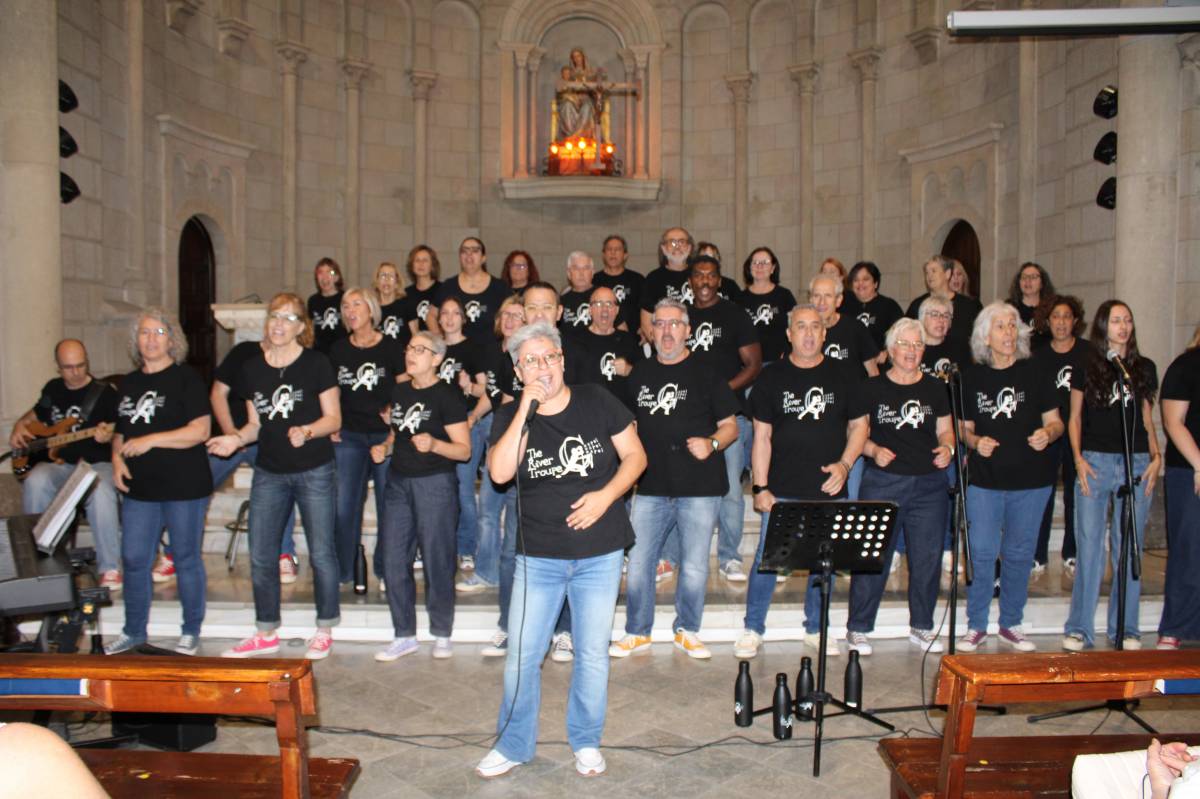 L’església del Cor de Maria de Solsona acull la força de The River Troupe Gospel en un concert interactiu