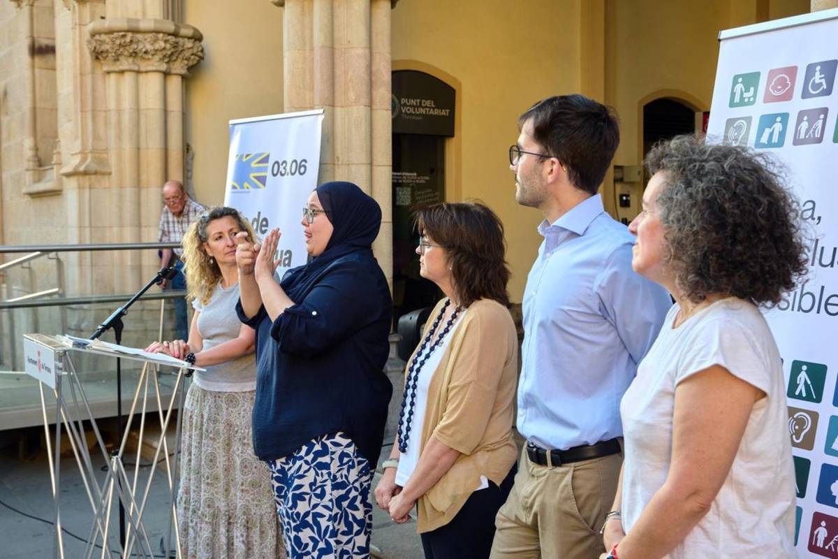 Terrassa reivindica la llengua de signes catalana i els drets de les persones sordes