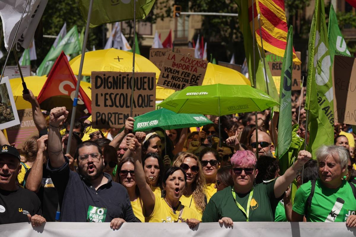 Els sindicats reben amb peus de plom el debat educatiu promès per Illa
