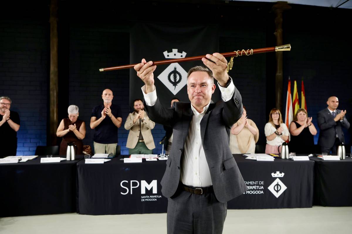 Joan Carles Mingueza, nou alcalde de Santa Perpètua
