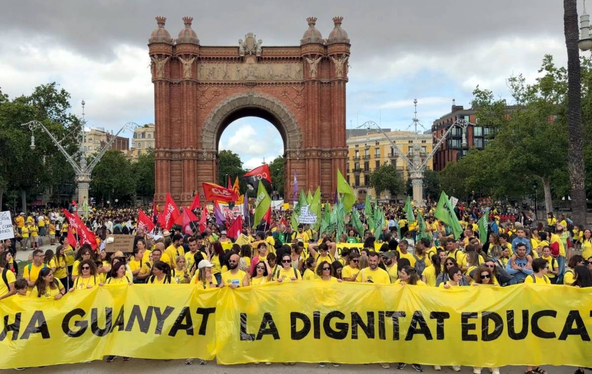 El «no» de la consulta reviu la mobilització al carrer: «No només és pels salaris»
