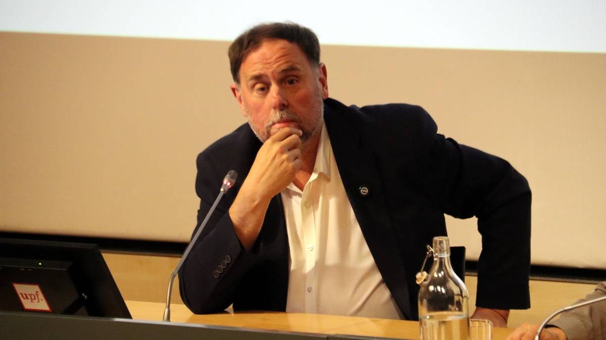 Junqueras evita el xoc amb Rufián davant els estudiants: «Vull que sigui el candidat a Madrid»