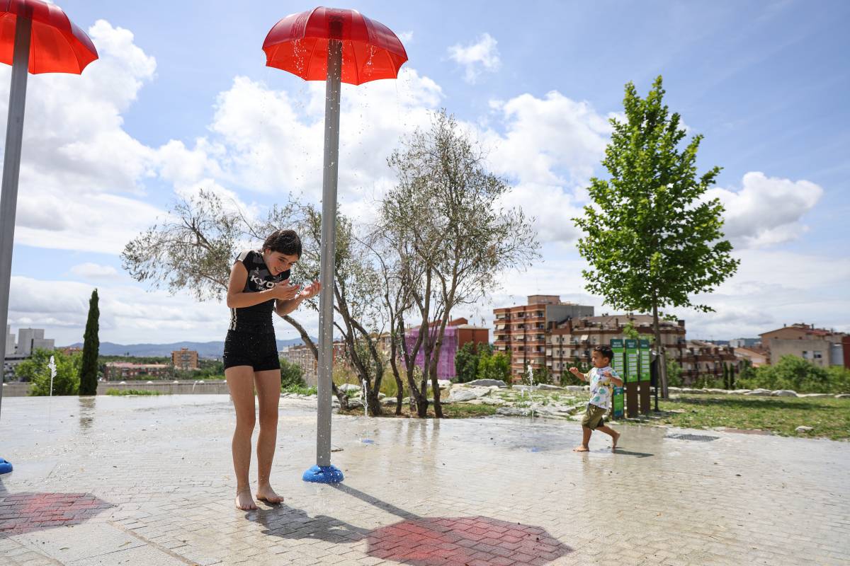 Torna l`activitat al parc de les Aigües