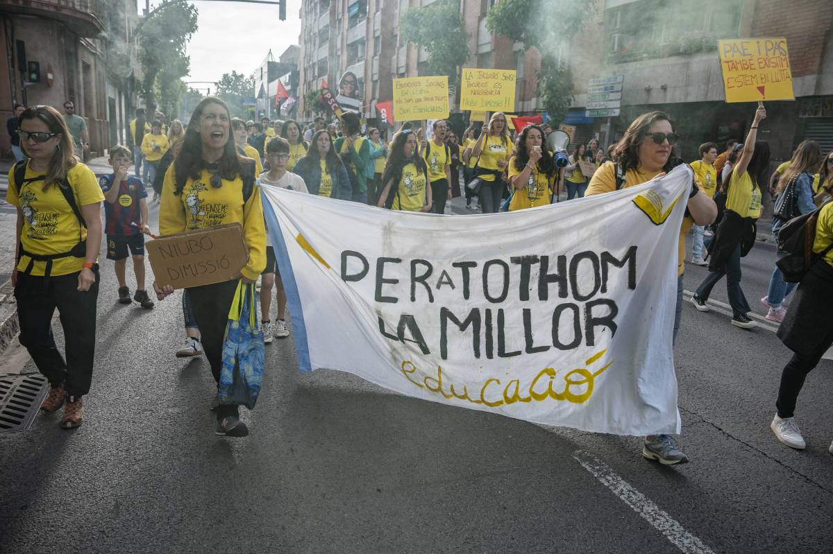 Els docents criden a la vaga el proper dimarts coincidint amb la visita del papa Lleó XIV