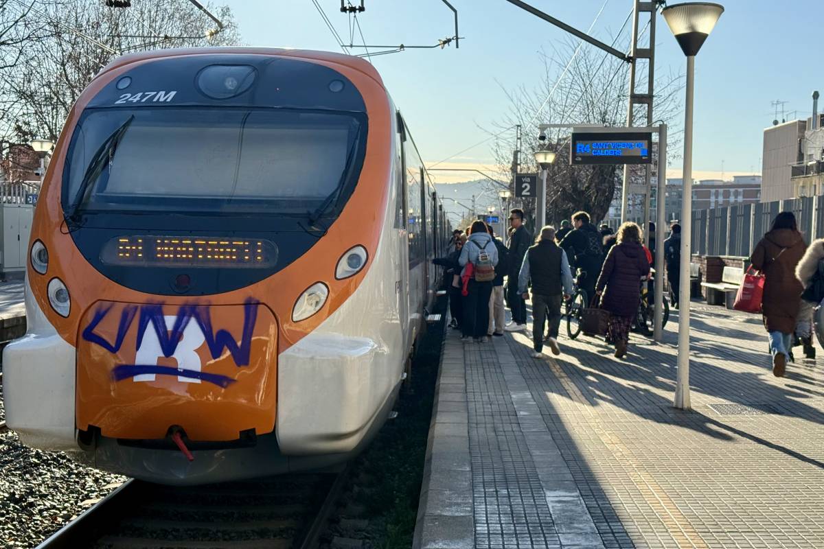 Mor una persona atropellada per un tren de Rodalies a Cerdanyola del Vallès