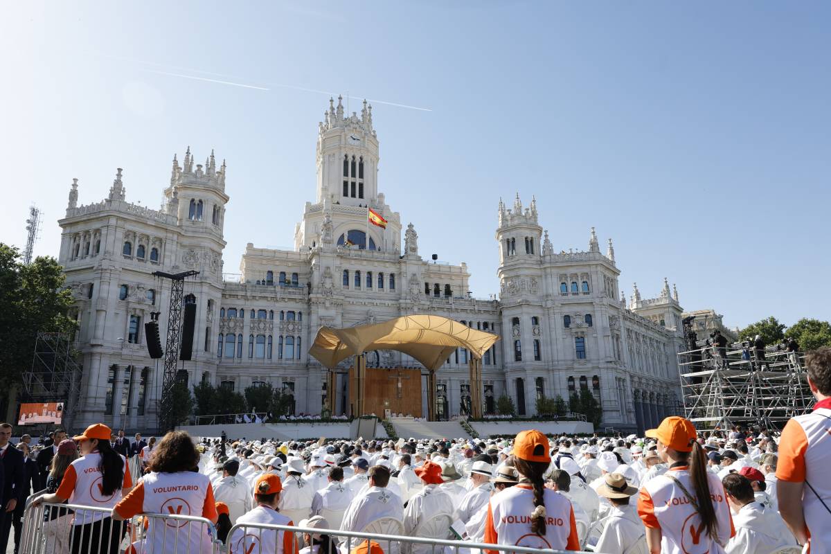 La missa del milió a Madrid: «Veure’l un sol segon és molt especial»