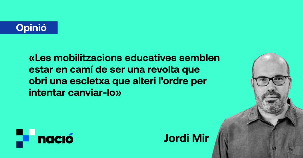 Això és una revolta educativa?