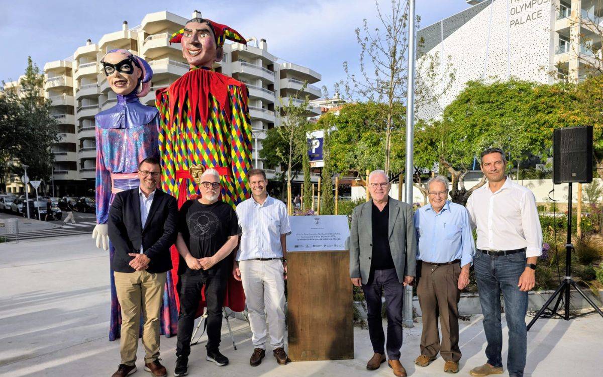 Salou estrena la renovada plaça Corona d’Aragó: nou punt de trobada verd i mediterrani del municipi
