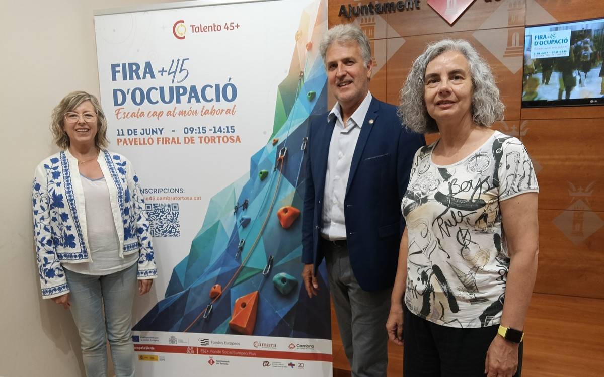 Més de 40 empreses participaran en la nova edició de la Fira d’Ocupació +45 de Tortosa