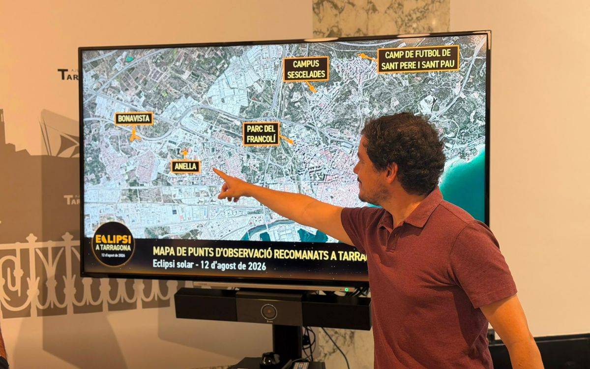 Tarragona prepara sis punts d'observació per gaudir de l'eclipsi solar total del 12 d'agost