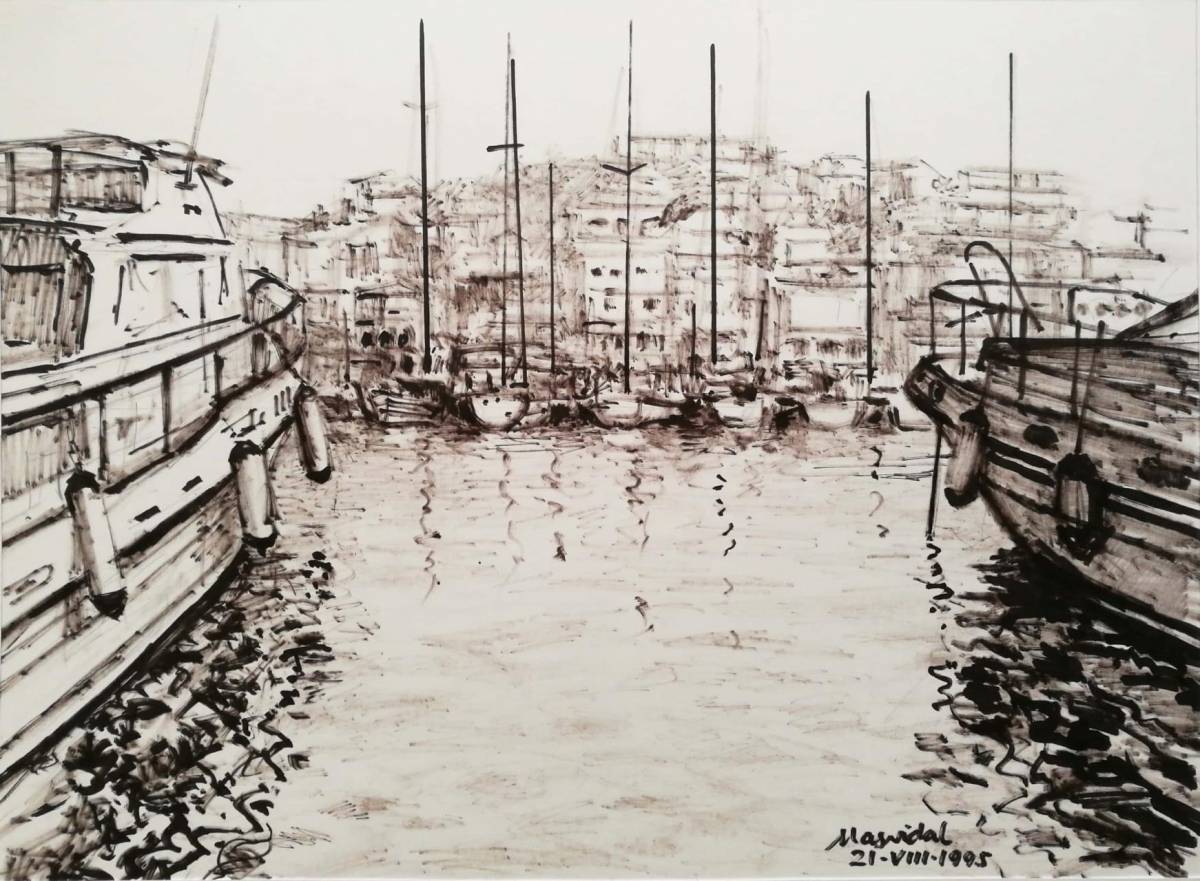Obra del pintor Agustí Masvidal a Llançà - AGUSTÍ MASVIDAL Obra del pintor Agustí Masvidal a Llançà
