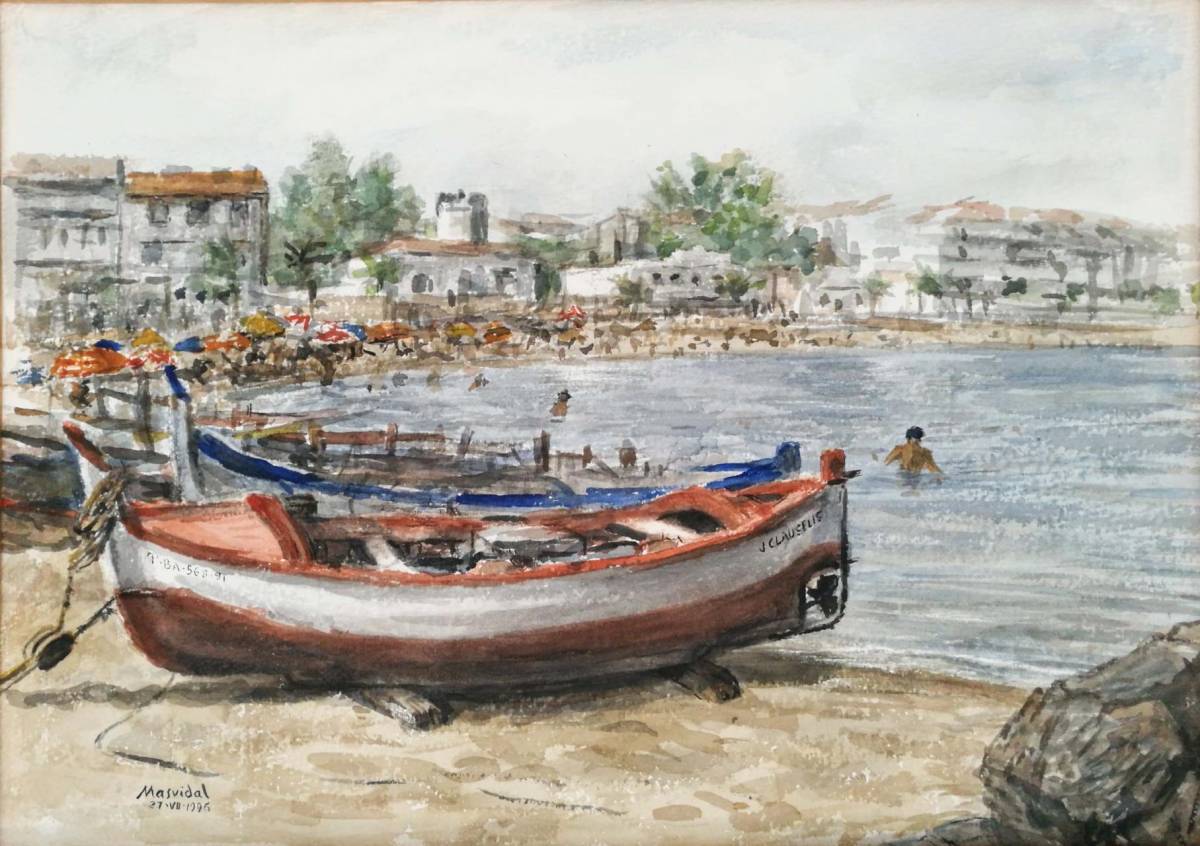 Els estius a Llançà del pintor Agustí Masvidal, 