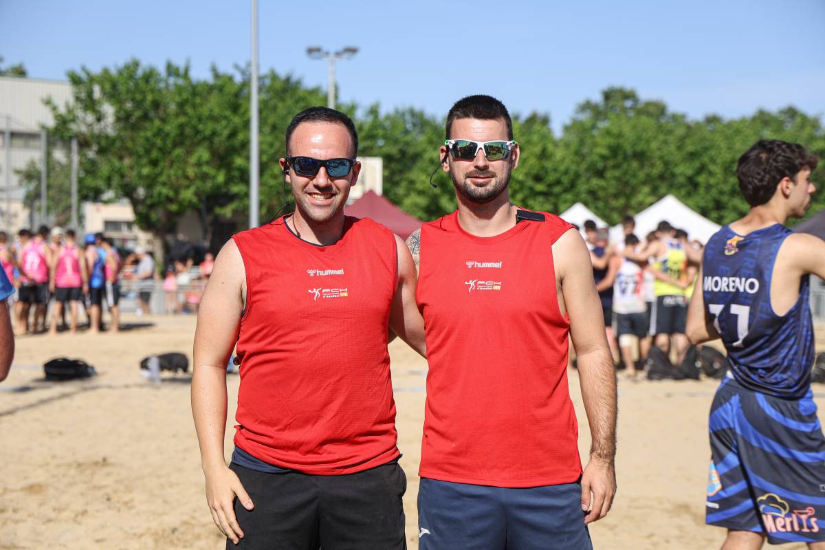La primera jornada del Tour Català d`handbol platja, a Sabadell - Victor Castillo La primera jornada del Tour Català d`handbol platja, a Sabadell