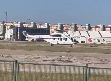 VÍDEO | Moviment aeri a l'aeroport de Sabadell per l'arribada del papa Lleó XIV
