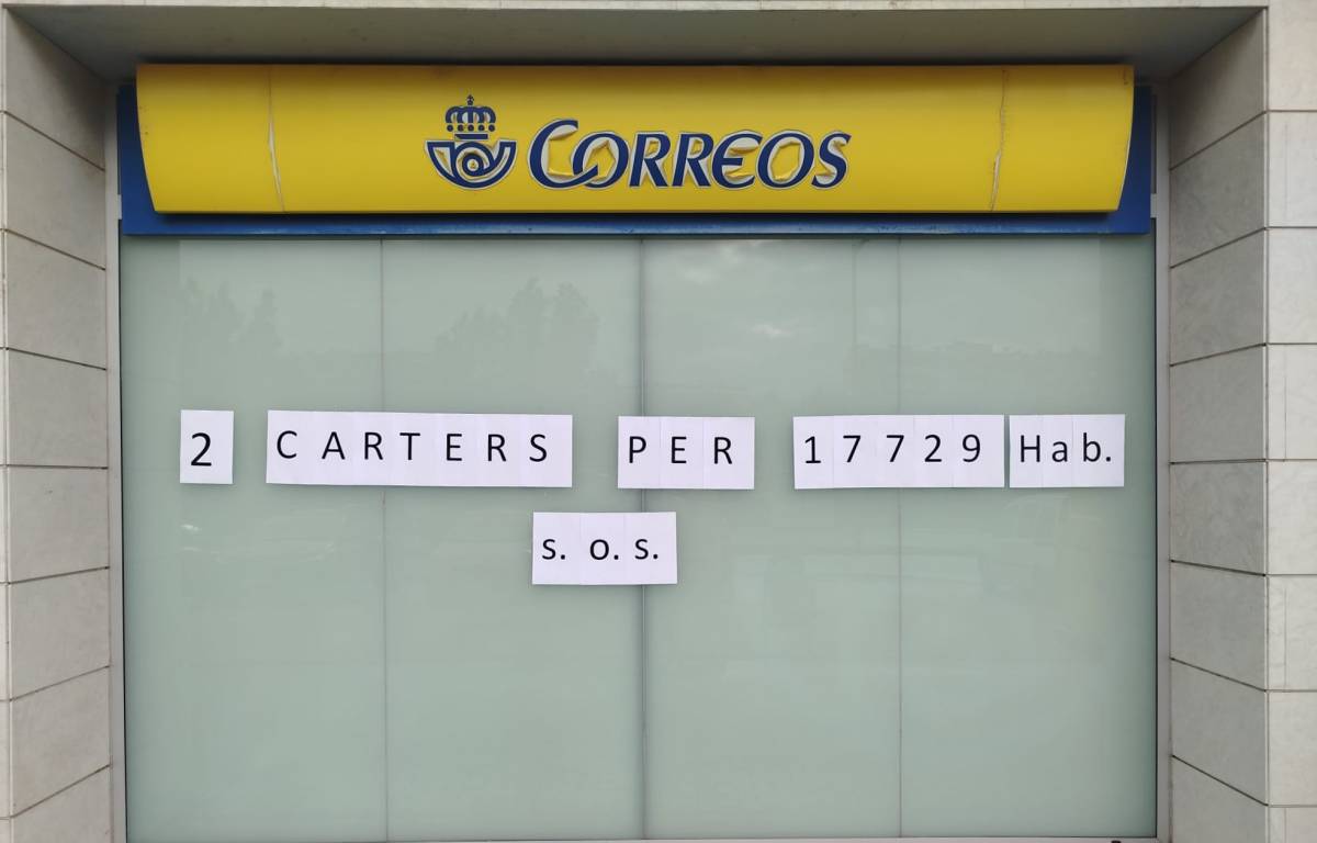 La plantilla de Correus de Balaguer denuncia la manca de personal i alerta del deteriorament del servei