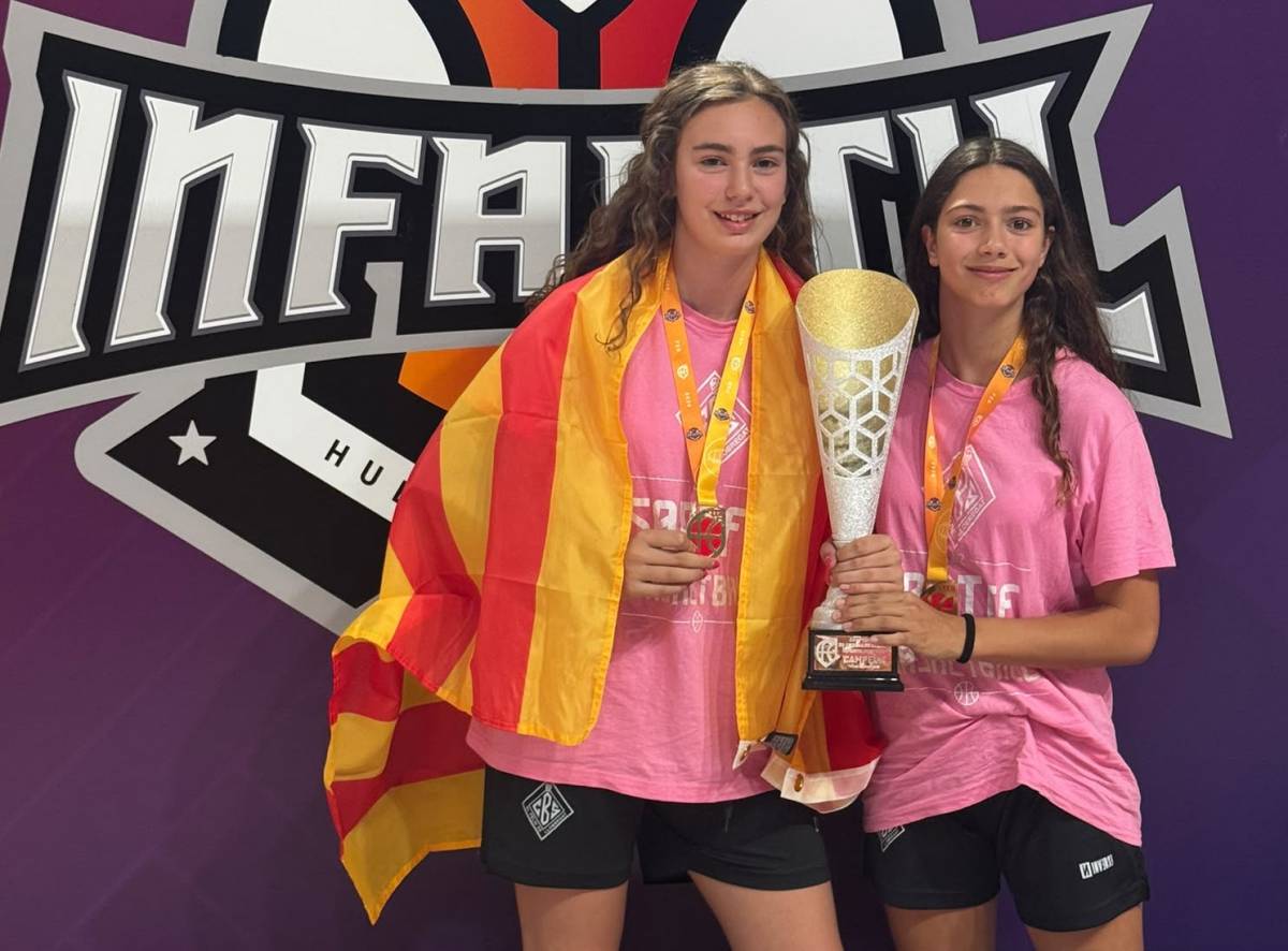 Dues sabadellenques amb ADN Sant Nicolau i Bàsquet Pia, campiones d'Espanya per segona temporada consecutiva