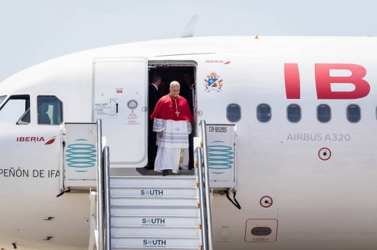 Les millors imatges de la visita del Papa a Catalunya