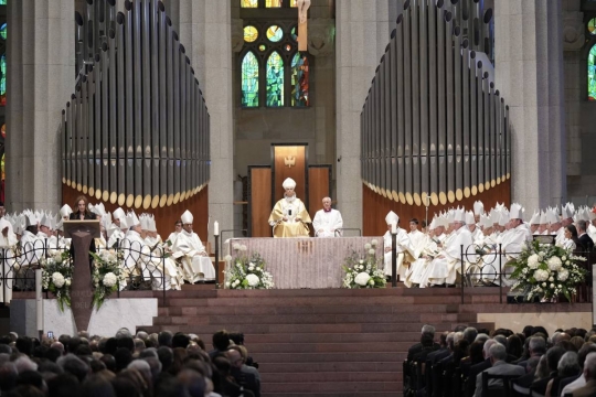  El Papa accentua els gestos amb Catalunya des de la Sagrada Família