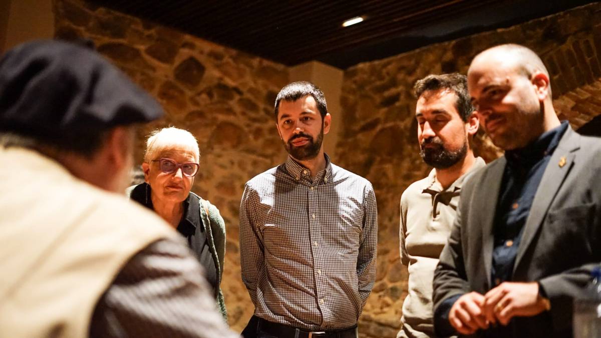 Martí Boada amb Nil Papiol, Dídac Manresa i Eduard Vallhonesta. - Cedida