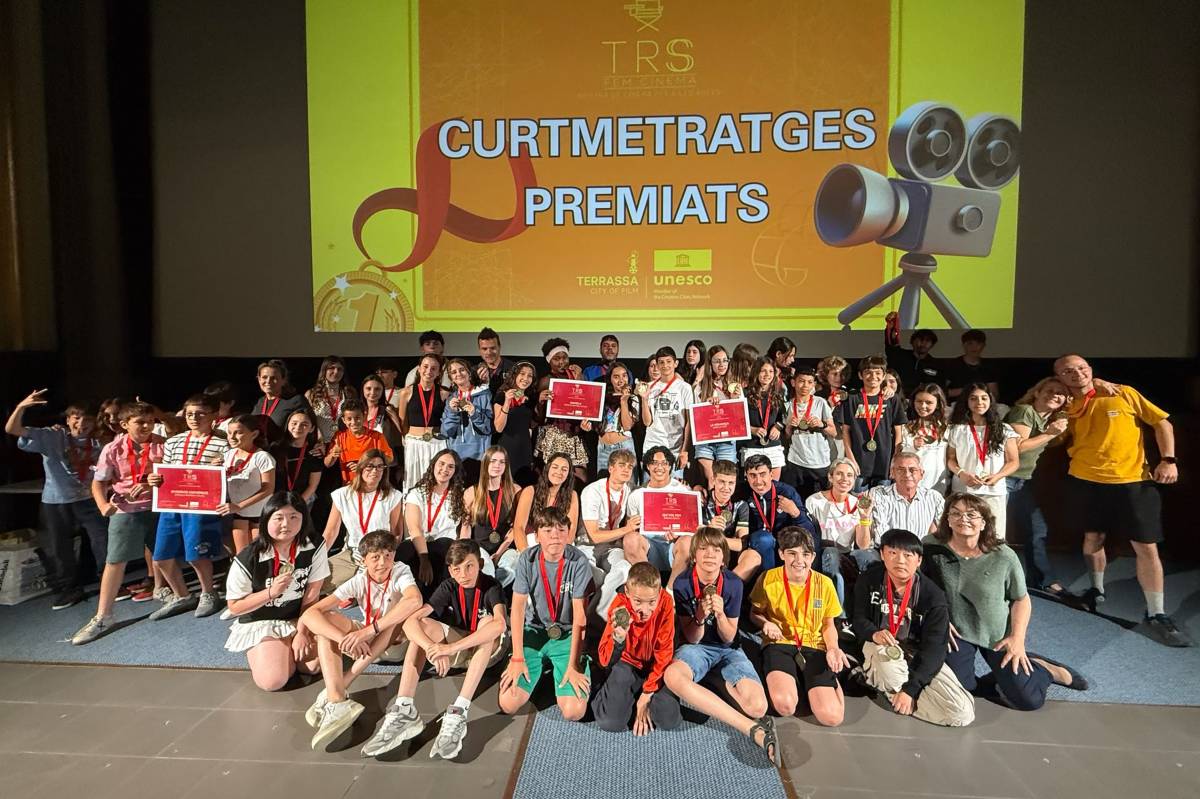 Alumnes de Terrassa que fan cinema a l’aula