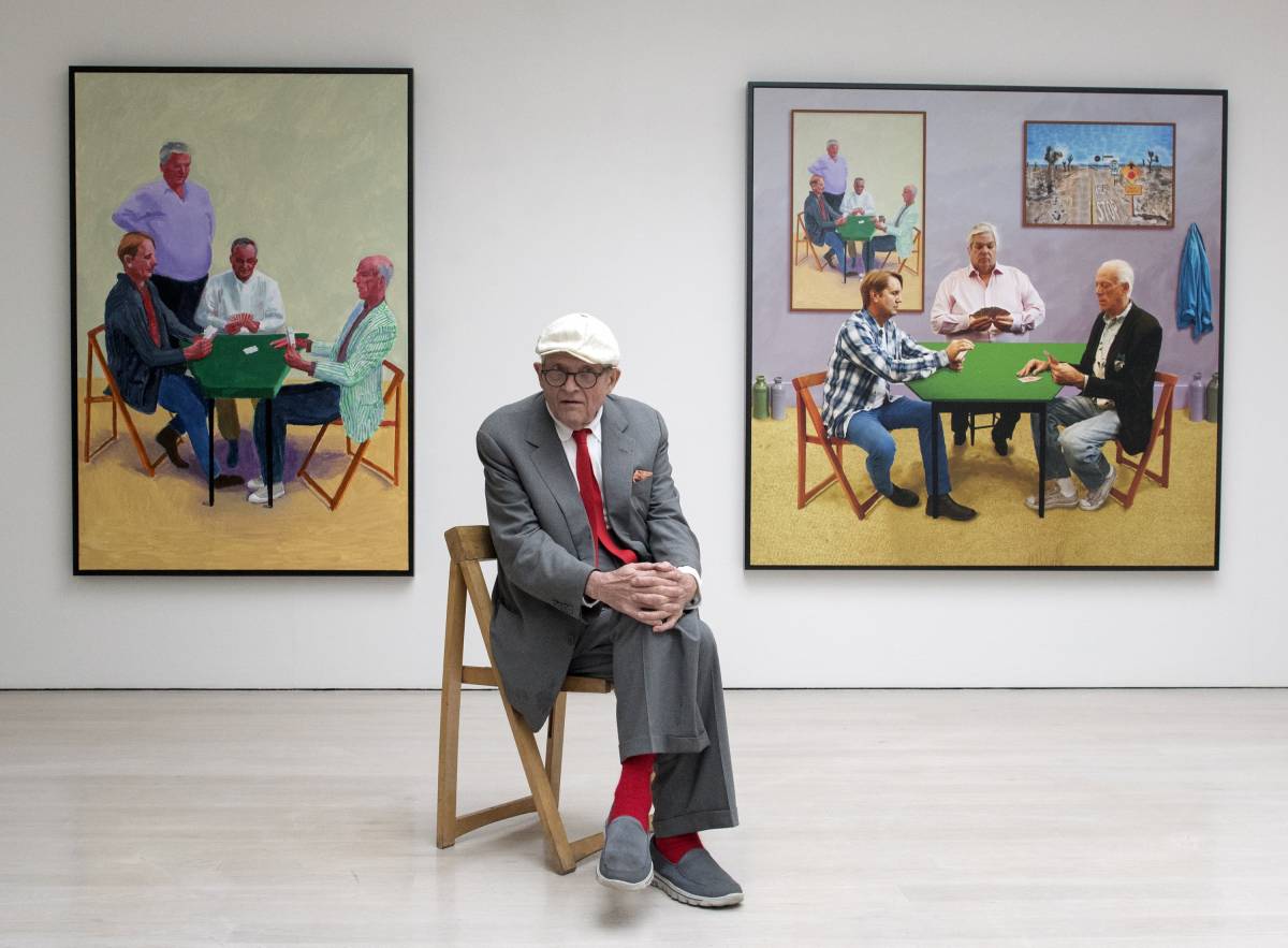 Mor David Hockney, un referent del pop art del segle XX
