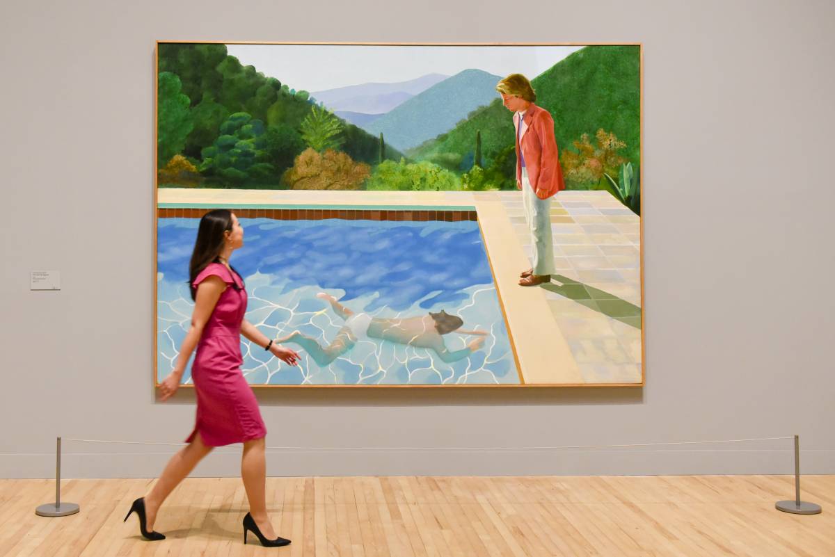 L`obra ``Portrait of an Artist (Pool with Two Figures)`` al Tate Britain - Europa Press L`obra ``Portrait of an Artist (Pool with Two Figures)`` al Tate Britain