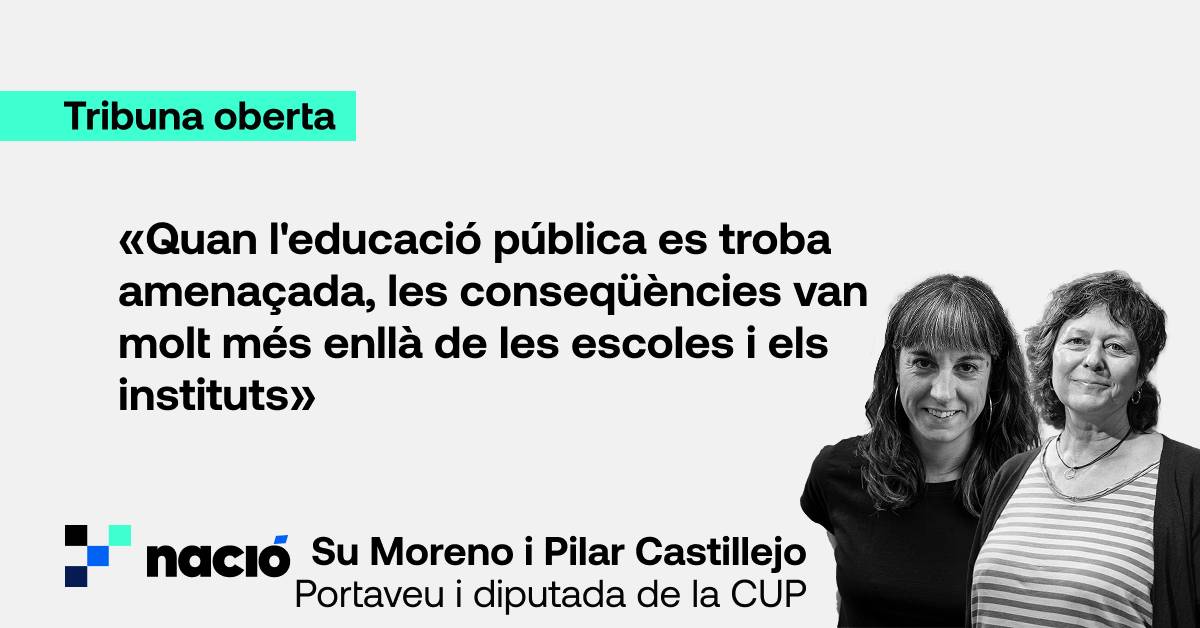 La lluita per l’escola pública és cosa de totes i la farem juntes