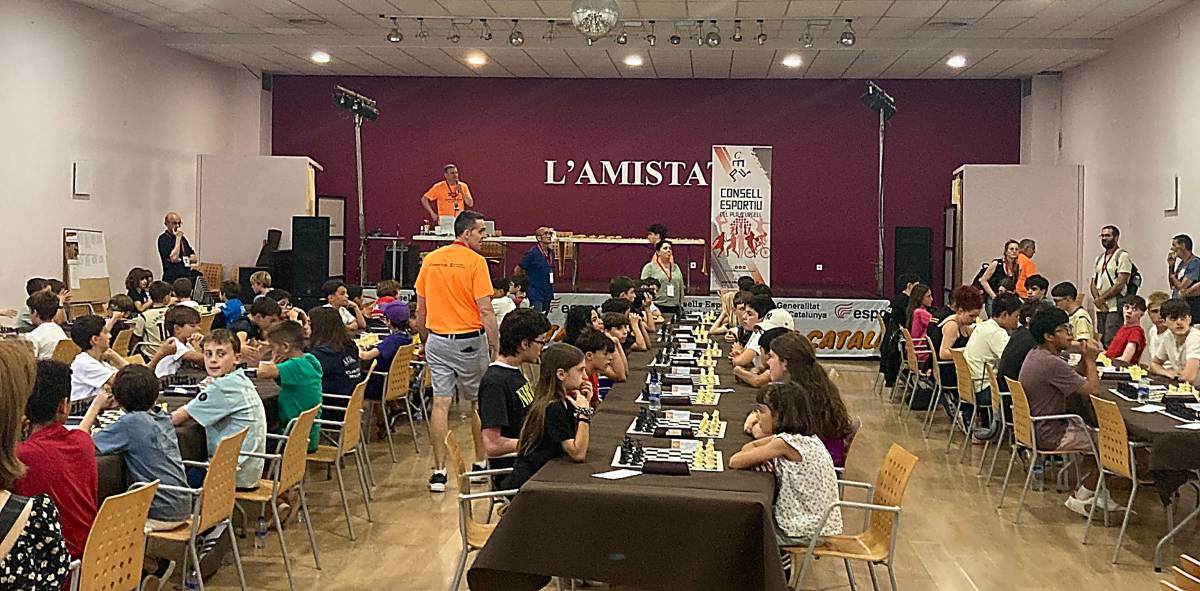 Mollerussa reuneix la Fase Nacional d’Escacs dels Jocs Esportius Escolars de Catalunya