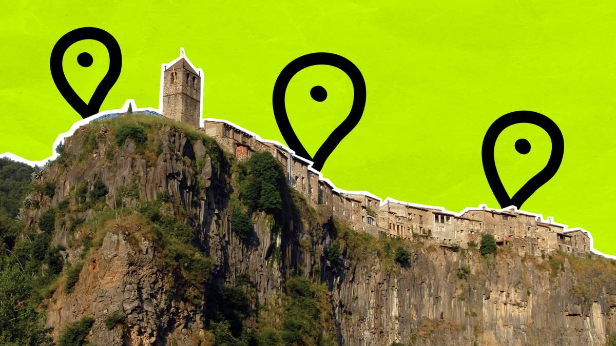 Castellfollit de la Roca, el poble que es va fent més petit