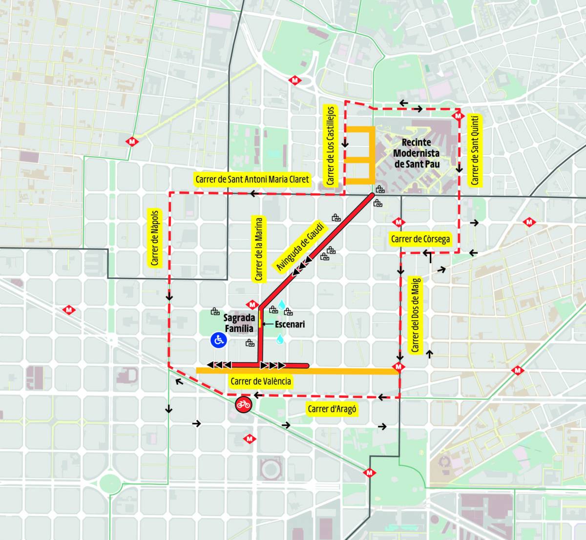 Zona limitada per al dia 2 de juliol - Ajuntament de Barcelona Zona limitada per al dia 2 de juliol