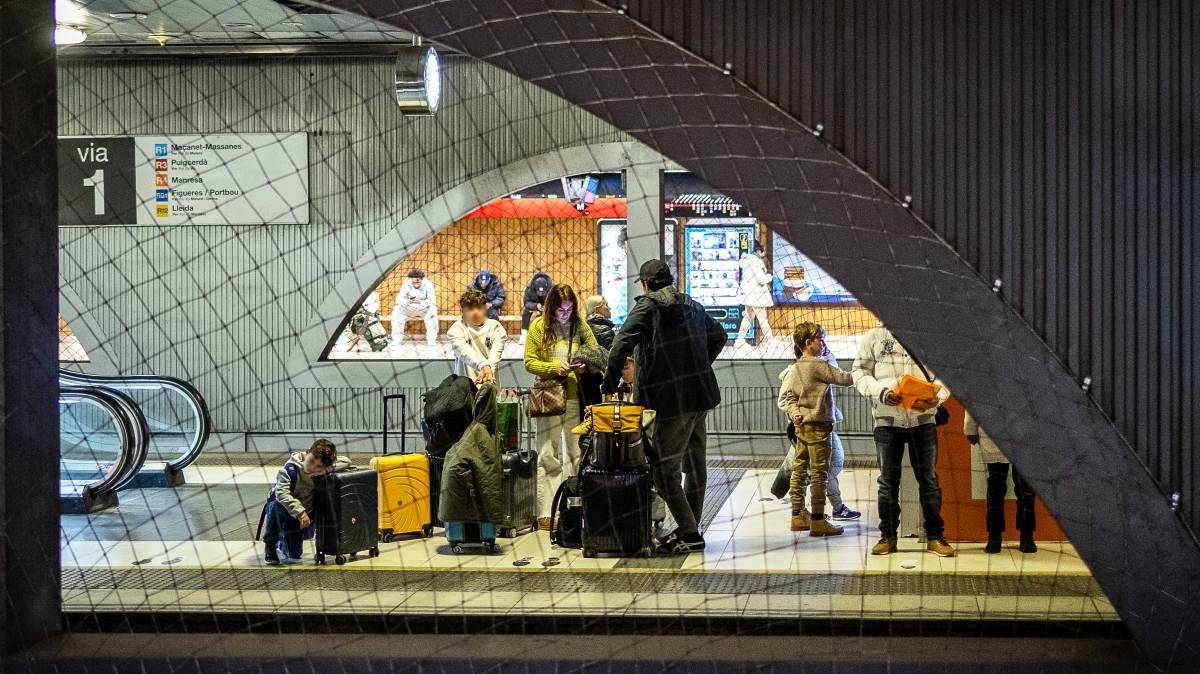 La paradoxa de la vaga a Rodalies: trens puntuals de Montmeló a Barcelona