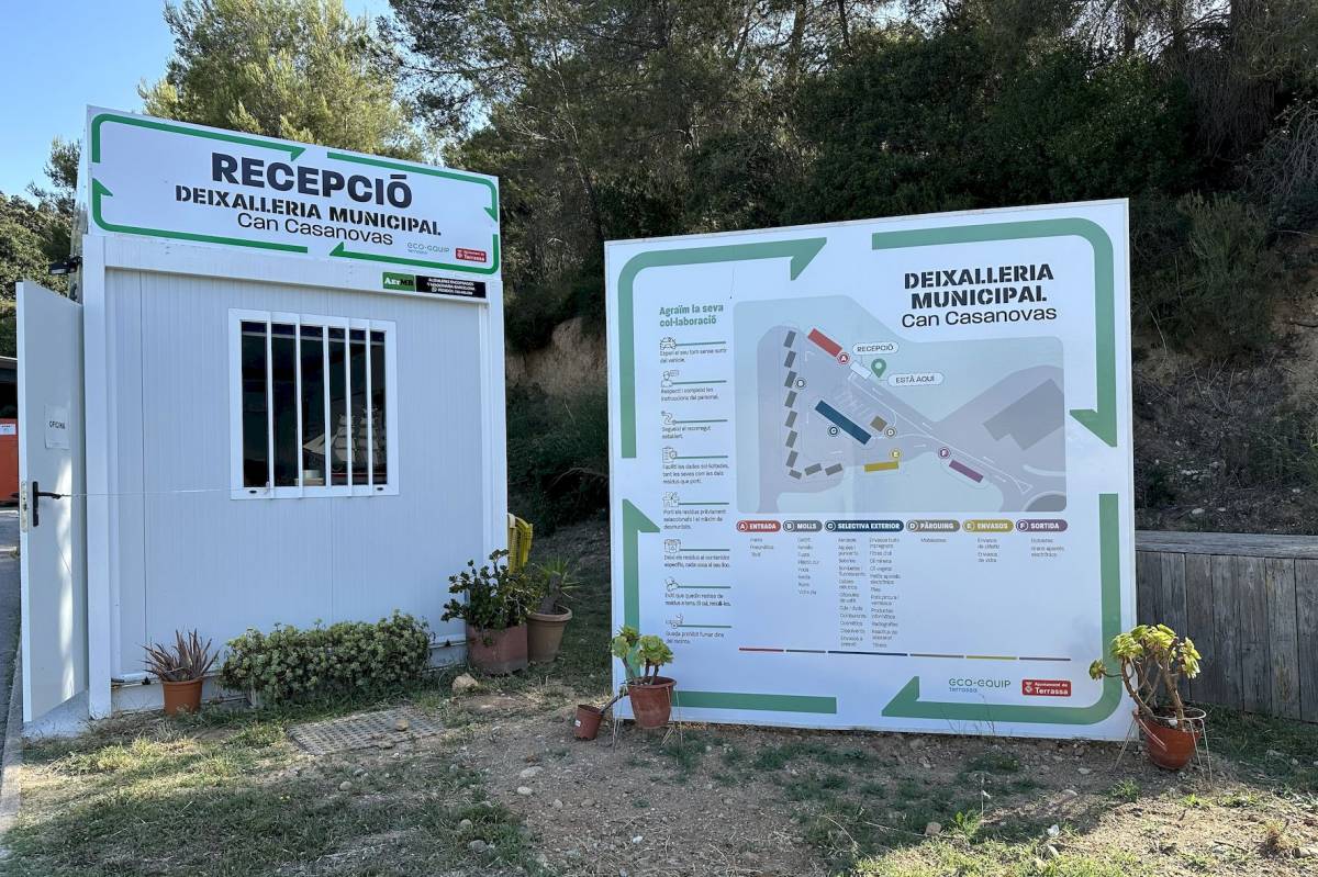 La nova imatge de la deixalleria de Can Casanovas - Ajuntament de Terrassa