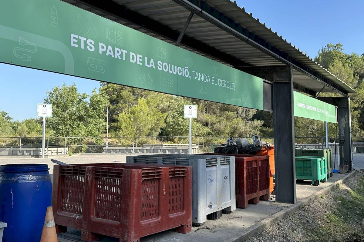 La nova imatge de la deixalleria de Can Casanovas - Ajuntament de Terrassa