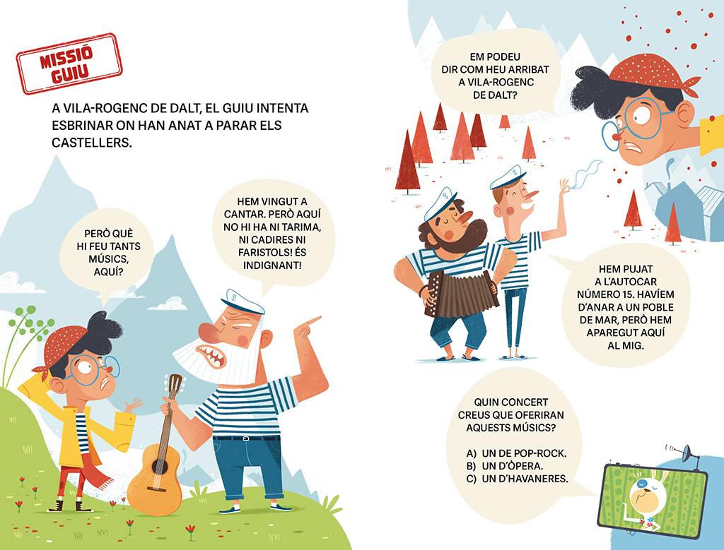 Interior de Missió: salvar la festa major (Aprèn a llegir amb l'Agència REMEI 6) - Vivim del Cuento