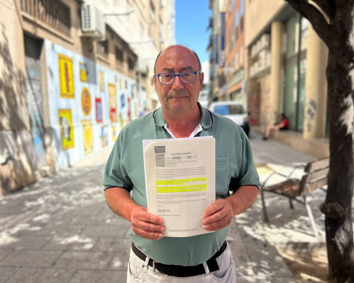 “Em cobren interessos de l’IBI i l’error no és meu”