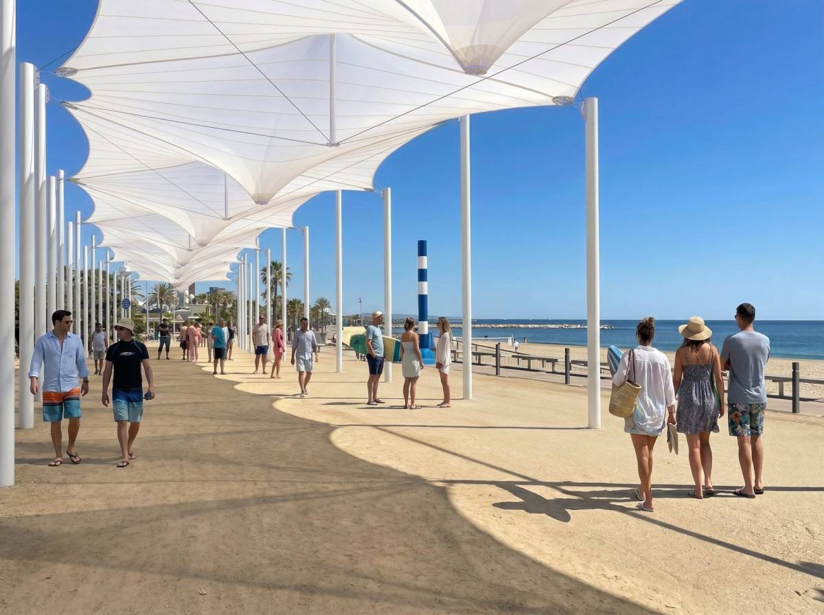 Barcelona estrenarà 75 nous espais d’ombra aquest estiu