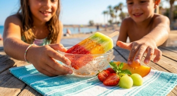 Polos semàfor: la recepta de fruita i iogurt que triomfarà aquest estiu amb els nens
