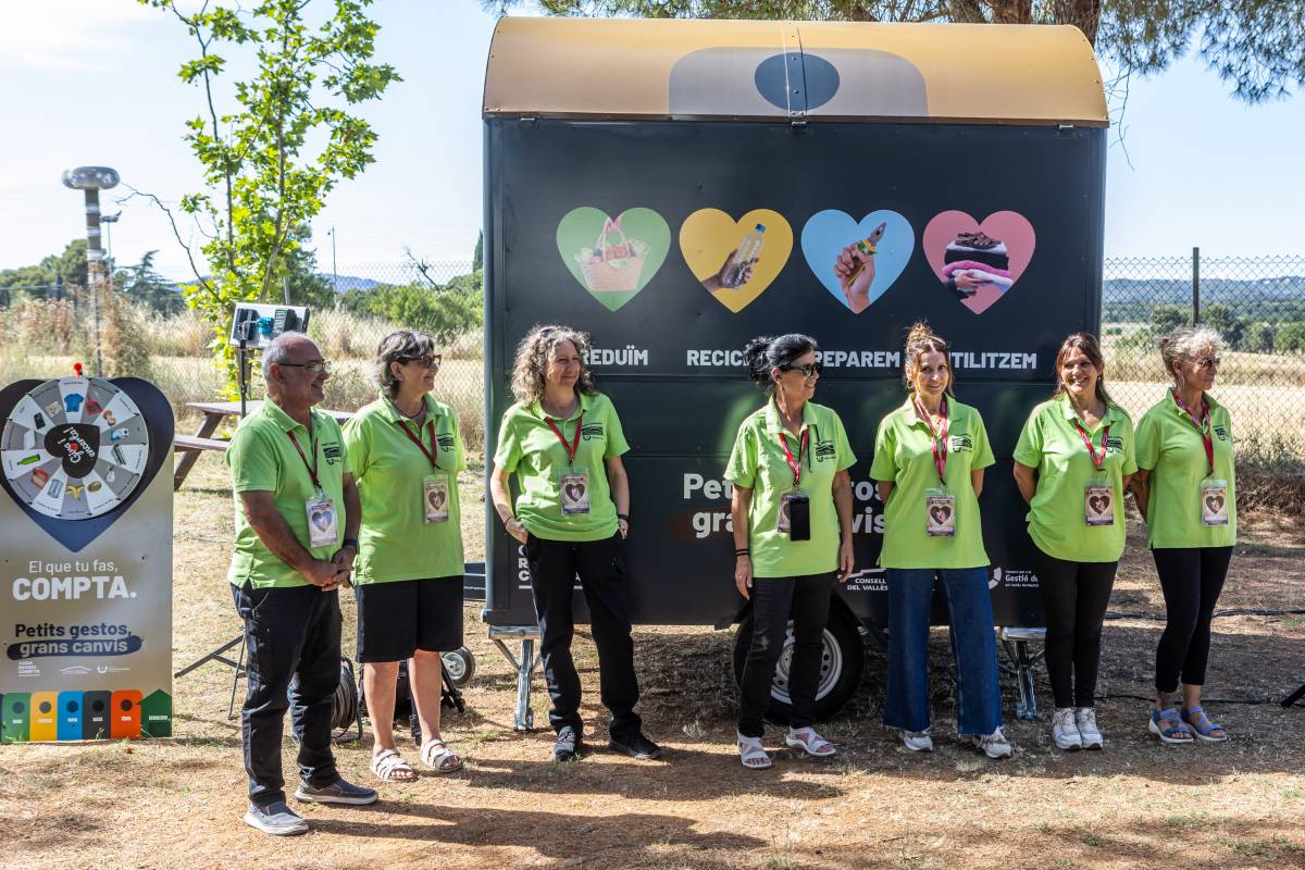 Un remolc i una ruleta recorreran el Vallès per millorar el reciclatge: 