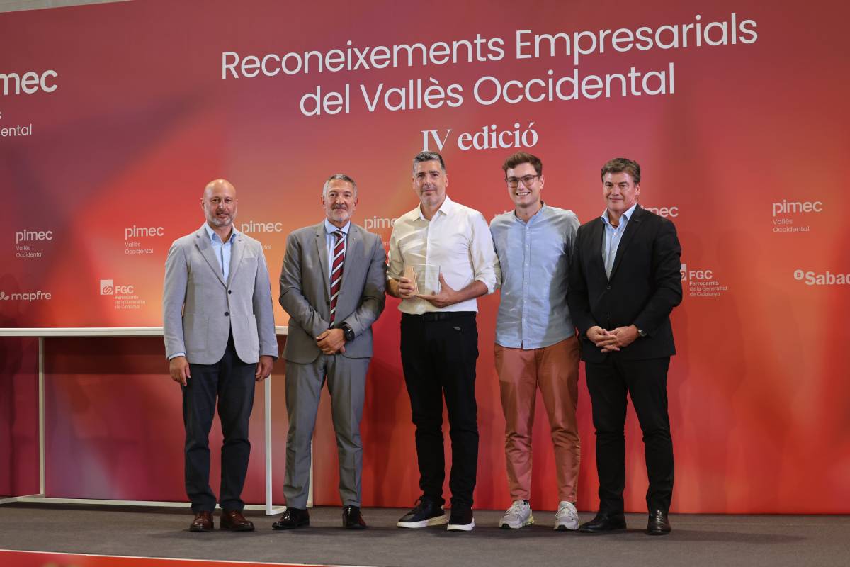 Leddream, de Terrassa, rep el premi a l’empresari jove als Reconeixements de Pimec Vallès Occidental