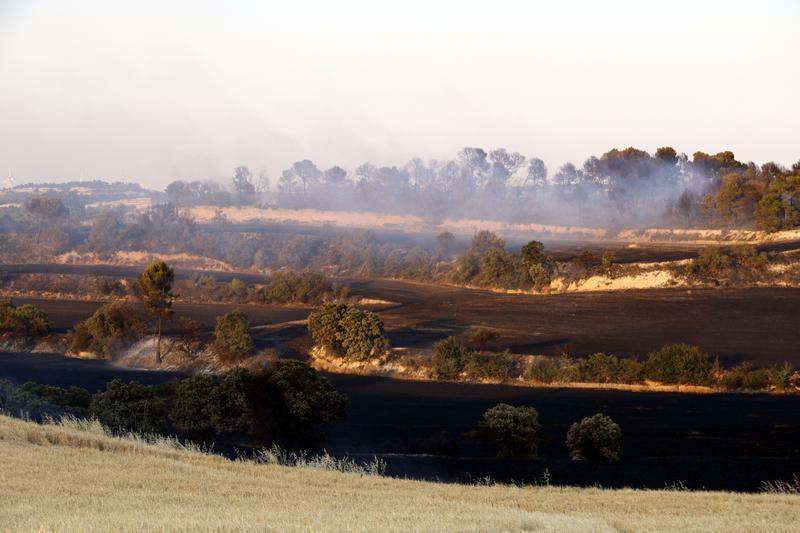Els Bombers donen per controlat l’incendi de Talavera