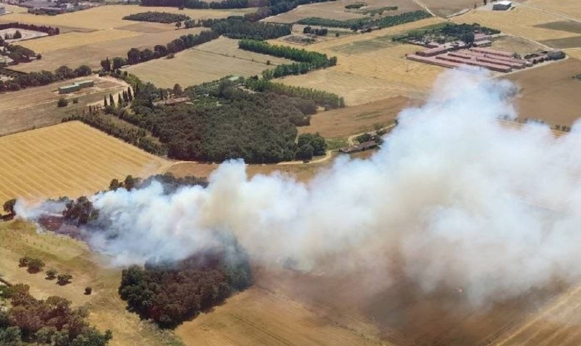 Estabilitzat l'incendi a Forallac, al Baix Empordà