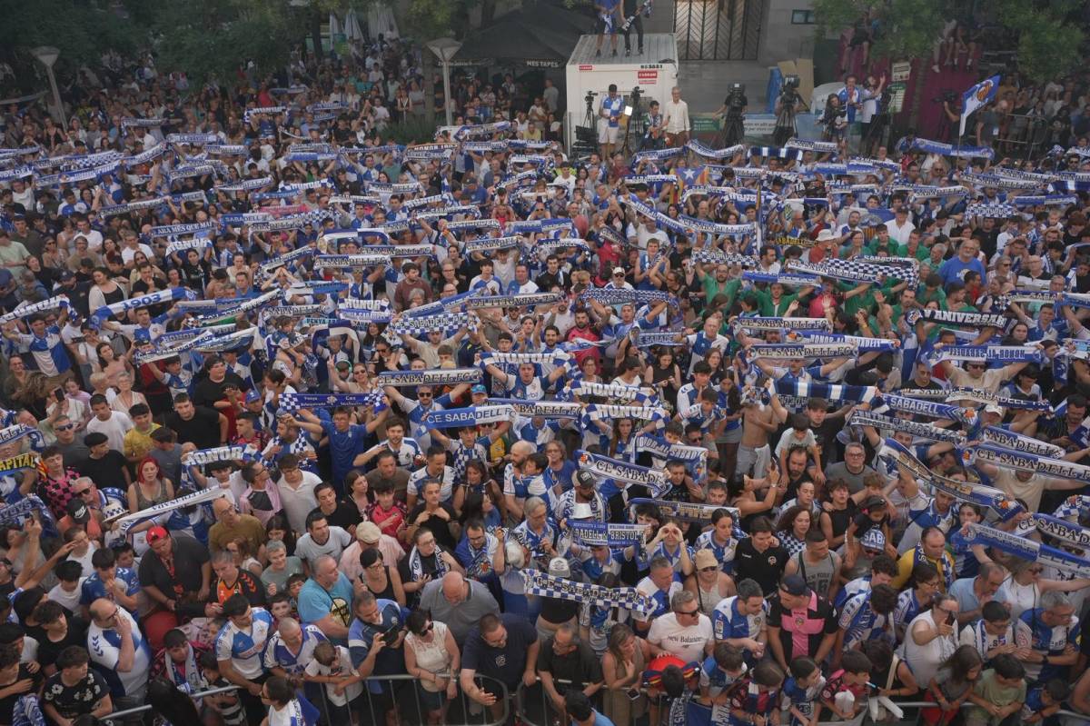 Sabadell celebra l`ascens a Segona - David Chao Sabadell celebra l`ascens a Segona