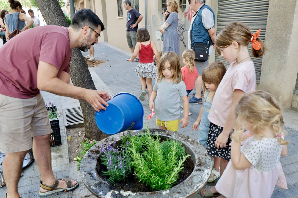 Plantació d`espècies arbustives mediterrànies i autòctones al Centre - JUANMA PELÁEZ Plantació d`espècies arbustives mediterrànies i autòctones al Centre