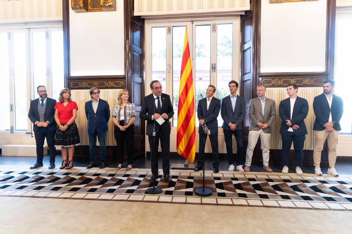 Així ha estat la rebuda institucional al CE Sabadell al Parlament - David Chao Així ha estat la rebuda institucional al CE Sabadell al Parlament
